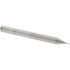 SGS 00824 Square End Mill: 0.018" Dia, 0.054" LOC, 2 Flutes, Solid Carbide