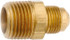 ANDERSON METALS 754048-0808 Lead Free Brass Flared Tube Connector: 1/2" Tube OD, 1/2 Thread, 45 ° Flared Angle