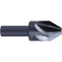 Melin Tool 18076 Countersink: 3/8" Head Dia, 60 ° Included Angle, 6 Flutes, High Speed Steel, Right Hand Cut