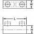 Panduit SR-250-XY Butt Splice Terminal: Crimp-On Connection, 6 AWG