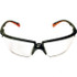 3M 7000052818 Safety Glass: Anti-Fog & Scratch-Resistant, Polycarbonate, Amber Lenses, Full-Framed, UV Protection