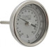Wika 52877123 Bimetal Dial Thermometer: 0 to 250 ° F, 2-1/2" Stem Length