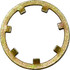 Rotor Clip TY-21ST ZD External Self-Locking Retaining Ring: 0.04" Groove Dia, 7/32" Shaft Dia, SAE 1060-1090 Spring Steel