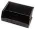 Quantum Storage QUS250COCS Plastic Hopper Stacking Bin: Black