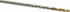 DORMER 5967053 Jobber Length Drill Bit: #41, 118 °, High Speed Steel