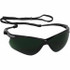 KleenGuard 20640 Safety Glass: Scratch-Resistant, Polycarbonate, Green Lenses, Full-Framed, UV Protection