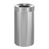 Alpine Industries ALP475-27 Trash Cans & Recycling Containers; Type: Trash Can ; Container Shape: Round ; Material: 201 Stainless Steel ; Finish: Smooth ; Features: Lift-Off Lid, Non-Skid Base ; Includes Lid: No