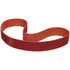 Norton 66261055322 Abrasive Belt: 3" Wide, 132" Long, 80 Grit, Aluminum Oxide