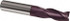 Guhring 9031700254000 Square End Mill:  1.0000" Dia, 1.5" LOC, 1" Shank Dia, 4" OAL, 3 Flutes, Solid Carbide