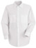 RedKap SP14WH RG XXL Work Shirt: General Purpose, 2X-Large, Cotton, White, 2 Pockets