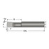 Scientific Cutting Tools LHB2901500 Boring Bar: 0.29" Min Bore, 1-1/2" Max Depth, Left Hand Cut, Submicron Solid Carbide