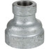 USA Industrials ZUSA-PF-20947 Galvanized Pipe Fittings; Fitting Type: Reducing Coupling ; Fitting Size: 2 x 1-1/2 ; Material: Galvanized Iron ; Fitting Shape: Straight ; Thread Standard: NPT ; Liquid and Gas Pressure Rating (psi): 300