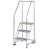 Ballymore A2SH30 Aluminum Rolling Ladder: 2 Step