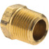 Parker -11083-6 Industrial Pipe Hex Plug: 3/8" Male Thread, MNPTF