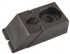 TE-CO 33819 Manual Edge Clamps; Overall Width: 1in ; Socket Cap Screw Slot Size: 5/16 in ; Material: Steel ; Finish: Black