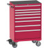 LISTA TSES1050-0801NR Steel Tool Roller Cabinet: 8 Drawers