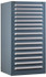 Vidmar SEP3047ALS22577 Preconfigured Modular Steel Storage Cabinet: 30" Wide, 27-3/4" Deep, 59" High