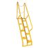 Vestil ATS-5-56 Steel Wall Mounted Ladder: 102-7/16" High, 8 Steps, 350 lb Capacity