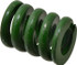 Associated Spring Raymond 106-810 Die Spring: 2" Hole Dia, 1" Rod Dia, 2-1/2" Free Length, Green