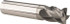 Accupro 12179069 Square End Mill: 5/16'' Dia, 1'' LOC, 5/16'' Shank Dia, 4'' OAL, 4 Flutes, Solid Carbide