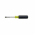 Klein Tools 635-7/16 Nut Driver: 7/16" Drive, Hollow Shaft, Cushion Grip Handle, 9-13/32" OAL