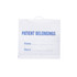 Dukal Corporation  PB02L Patient Belongings Bag with Handle, Large, 20" x 23", Blue, 250/cs