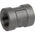 USA Industrials ZUSA-PF-20501 Black Pipe Fittings; Fitting Type: Coupling ; Fitting Size: 1/4" ; End Connections: NPT ; Material: Iron ; Classification: 300 ; Fitting Shape: Straight