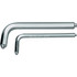 Gedore 6343600 Hex Key: 10 mm Hex, Long Arm