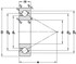 SKF 7204 ACD/P4ADGA Angular Contact Ball Bearing: 20 mm Bore Dia, 47 mm OD, 14 mm OAW, Without Flange