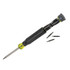 Klein Tools 32328 Bit Screwdrivers; Tip Type: Hex; Nutdriver; Phillips; Slotted; Torx ; Drive Size (TXT): 0.25 in ; Torx Size: T3; T4; T5H; T6H; T7H; T8H; T10H ; Phillips Point Size: #000;#00;#0;#1;#2 ; Slotted Point Size: 1; 2; 2.5; 3 mm ; Shaft Len