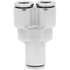 Norgren 100820600 Push-To-Connect Tube to Tube Tube Fitting: Parallel Y-Connector