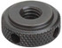 Jergens 28103 5/8-11" UNC Thread, Black Oxide Finish, Steel Round Knurled High Torque Check Nut