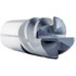 Supermill SAP500MLA Square End Mill: 1/2'' Dia, 1-1/2'' LOC, 1/2'' Shank Dia, 4'' OAL, 4 Flutes, Solid Carbide