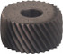 MSC EPLV240FNC Convex Knurl Wheel: 1/2" Dia, 90 ° Tooth Angle, 40 TPI, Diagonal, Cobalt