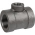 USA Industrials ZUSA-PF-20554 Black Pipe Fittings; Fitting Type: Reducing Branch Tee ; Fitting Size: 2" x 1-1/4" ; End Connections: NPT ; Material: Iron ; Classification: 300 ; Fitting Shape: Tee