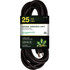 GoGreen Power GG-13725BK Power Cords; Cord Type: Extension Cord ; Overall Length (Feet): 25 ; Cord Color: Black ; Amperage: 13 ; Voltage: 125 ; Wire Gauge: 16