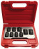 Urrea 74300 Impact Standard Socket Set: 9 Pc, 1/2 mm Drive, E10 to E24 Socket