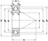 SKF 7009 CD/P4ADGA Angular Contact Ball Bearing: 45 mm Bore Dia, 75 mm OD, 32 mm OAW, Without Flange