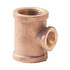 Merit Brass NL106-121216 Brass Pipe Reducer: 3/4 x 3/4 x 1" Fitting, FNPT x FNPT x FNPT, Class 125, Lead Free