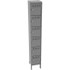 Tennsco BS6-151812-1MGY Locker: 18" Deep,