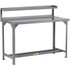 Little Giant. WST1-3048-36-RS Stationary Work Benches, Tables; Bench Style: Heavy-Duty Work Bench with Riser ; Edge Type: Square ; Leg Style: 4-Leg; Fixed ; Depth (Inch): 30in ; Color: Gray ; Maximum Height (Inch): 36in