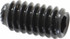 Unbrako 120250 Set Screw: 1/4-20 x 1/2", Cup & Knurled Cup Point, Alloy Steel, Grade 8