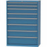 LISTA HS1350-0802FABB Modular Steel Storage Cabinet: 22-1/2" Deep