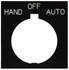 Eaton Cutler-Hammer E34SP51 Square, Legend Plate - Auto-Off-Hand