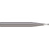 Micro 100 AMRM-016-2 Square End Mill: 1.6 mm Dia, 2 Flutes, 4.8 mm LOC, Solid Carbide, 30 ° Helix