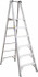 Werner P406 6-Step Aluminum Ladder Platform: 375 lb Capacity, 15" Wide, 12.6" Deep