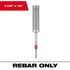 Milwaukee Tool 48-20-6734 Rebar Cutter Drill Bits; Overall Length: 12.00 ; Shank Diameter: 1.5000