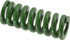 Associated Spring Raymond 106-510 Die Spring: 1" Hole Dia, 1/2" Rod Dia, 2-1/2" Free Length, Green