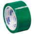 Tape Logic T90122G6PK Pack of (6) 55 Yd Rolls 2" Green Box Sealing & Label Protection Tape