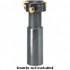 Kennametal 3577119 0.8268" Cut Diam, 0.3543" Cut Width, 63/64" Shank Diam, Indexable T-Slot Cutter